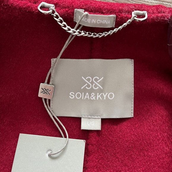 Soia & Kyo Wool Waterfall Coat (NWT) - Picture 10 of 13